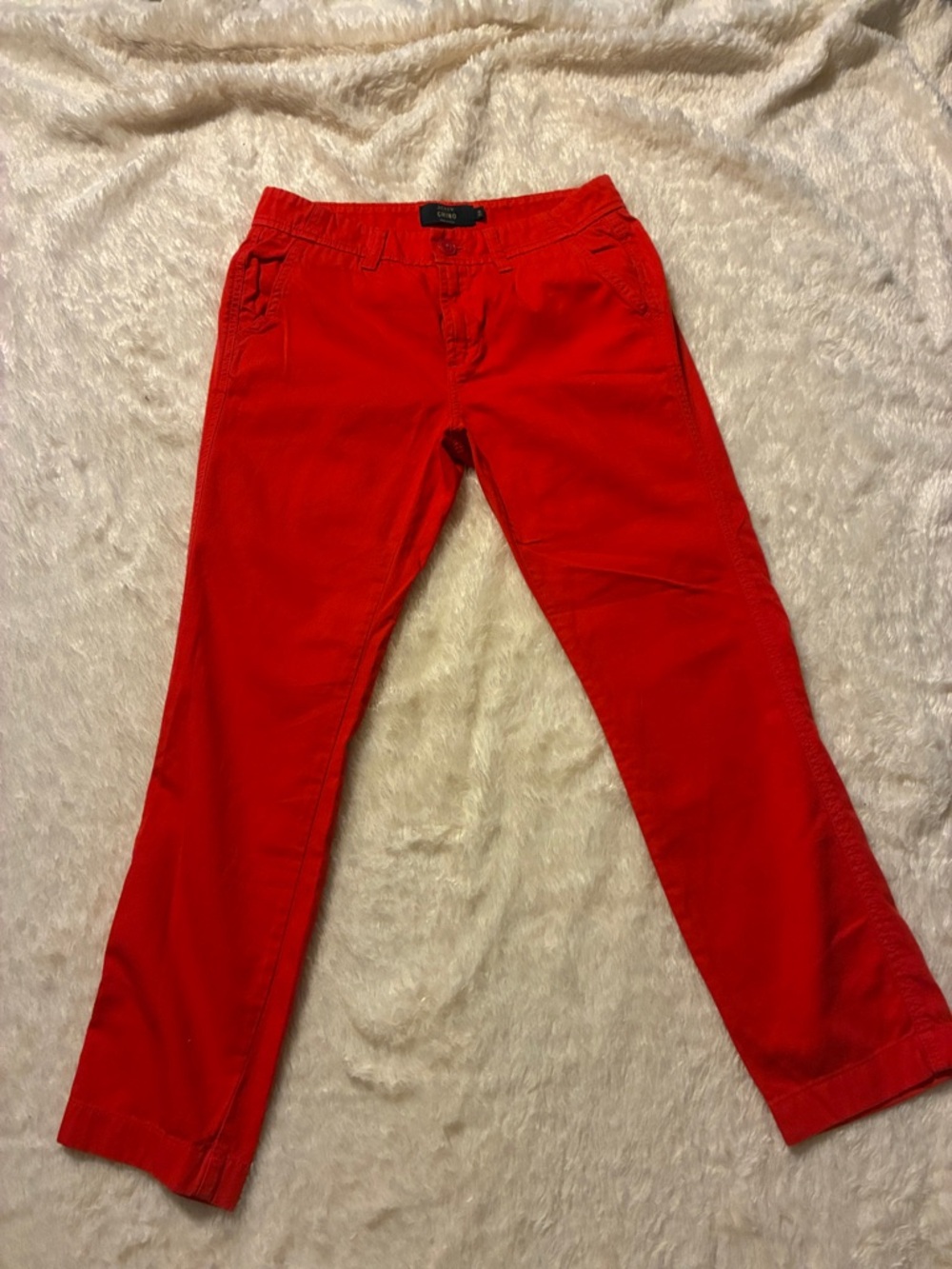 J. Crew Red Women's Casual Chino Pants